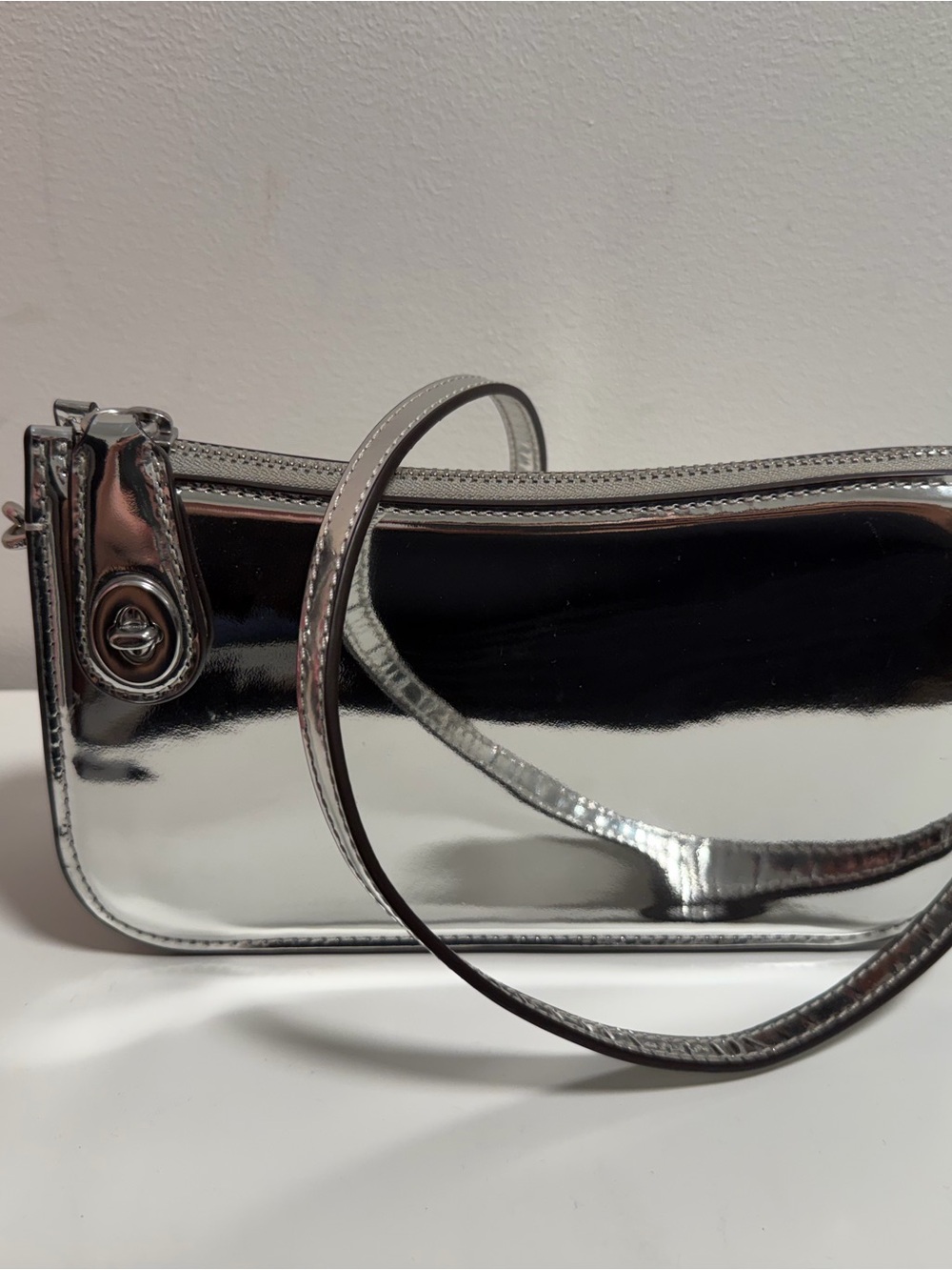 Coach Swinger 20 Metallic Shoulder Bag